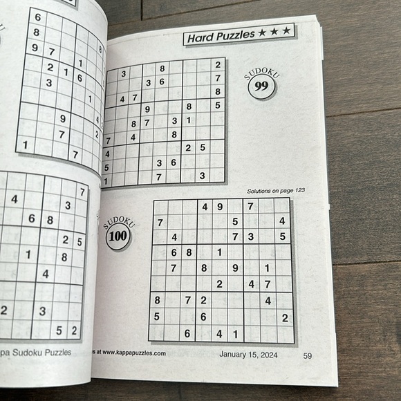 Jumbo Word Search & Kappa Suduko Puzzles, Brain Teasers Easy Medium Hard Puzzles - Picture 9 of 13